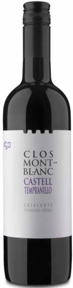Bodegas Concavins Clos Mont-Blanc Castell Tempranillo, 2021, Spanje, Rode wijn Bodegas Concavins Clos Mont-Blanc Castell Tempranillo, 2021, Spanje, Rode wijn
