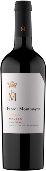 Fabre Montmayou Malbec Reservado, 2021, Argentinië, Rode Wijn Fabre Montmayou Malbec Reservado, 2021, Argentinië, Rode Wijn
