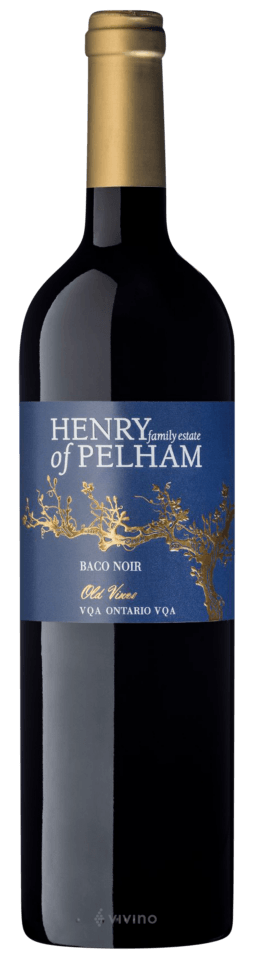 Henry of Pelham Baco Noir, Old Vines, 2021, Canada, Rode wijn Henry of Pelham Baco Noir, Old Vines, 2021, Canada, Rode wijn