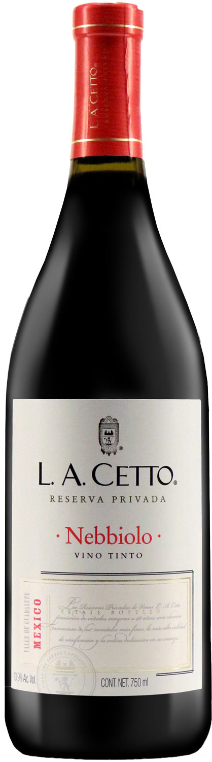 LA Cetto Nebbiolo Reserva, 2015, Mexico, Rode Wijn LA Cetto Nebbiolo Reserva, 2015, Mexico, Rode Wijn