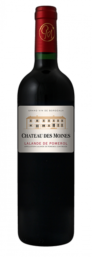 Chateau des Moines Lalande de Pomerol, 2020, Frankrijk, Rode wijn Chateau des Moines Lalande de Pomerol, 2020, Frankrijk, Rode wijn