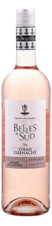 Belles du Sud Syrah Grenache Rosé, 2022, Frankrijk, Roséwijn Belles du Sud Syrah Grenache Rosé, 2022, Frankrijk, Roséwijn