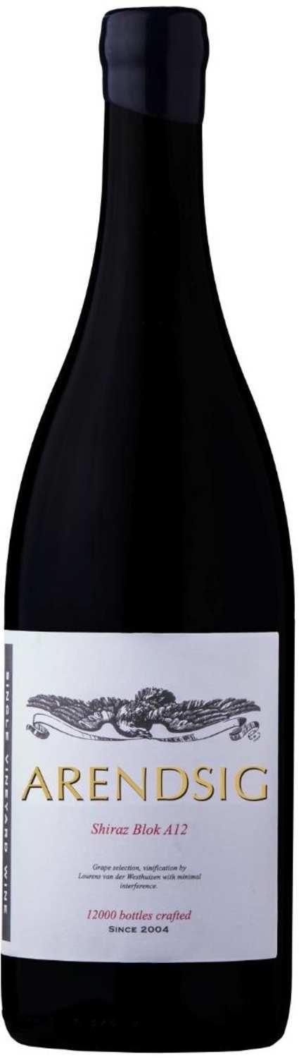 Arendsig Shiraz Blok A12, 2021, Zuid-Afrika, Rode Wijn Arendsig Shiraz Blok A12, 2021, Zuid-Afrika, Rode Wijn