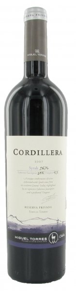 Image of Torres Cordillera Syrah, 2016, Central Valley Region, Chili, Rode Wijn