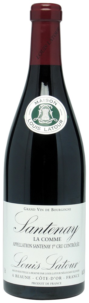 Louis Latour Santenay 1re Cru La Comme, 2019, Frankrijk, Rode wijn Louis Latour Santenay 1re Cru La Comme, 2019, Frankrijk, Rode wijn