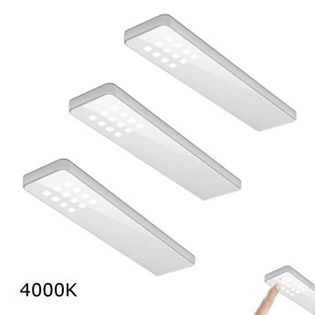 Keukenverlichting onderbouw Key-dot Set van 3 x 5,0 Watt - 4000K