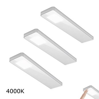 Keukenverlichting onderbouw Key-Panel Set van 3 x 5,0 Watt - 4000K