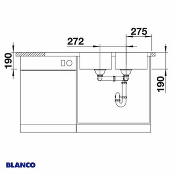 Blanco Spoelbak keuken BLANCO DINAS 8S - 523376