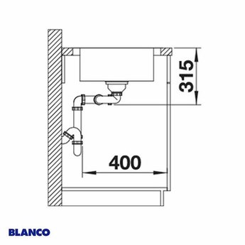 Blanco Spoelbak keuken BLANCO DINAS 8 - 523377