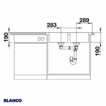 Blanco Spoelbak keuken BLANCO DINAS 8 - 523377