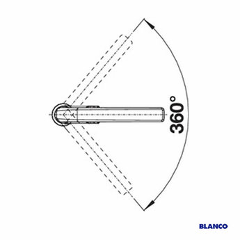 Blanco Keukenkraan BLANCO AVONA Chroom