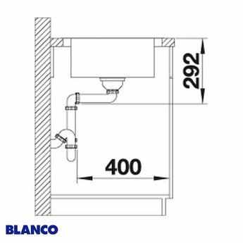 Blanco Spoelbak keuken BLANCO DINAS 6S XL - 524254