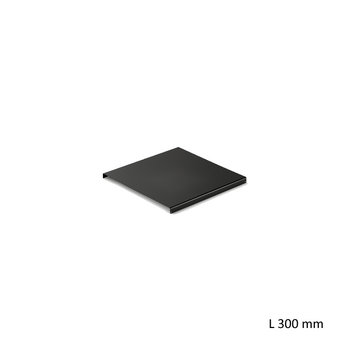 Naber Wandsysteem One | Cubo, Inlegbodem 300 mm| Mat zwart