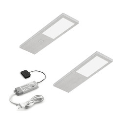 Naber LED Keukenverlichting onderbouw Livello Aluminium - Set 2