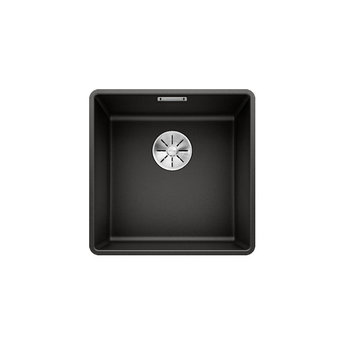 Blanco Zwarte Spoelbak Blanco SUBLINE 400F-525988-Black line - Vlakbouw