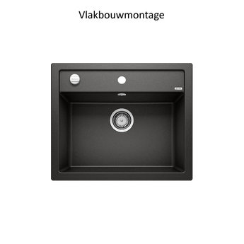 Blanco Zwarte Spoelbak Blanco DALAGO 6 F-525875-Auto-Black line - Vlakbouw