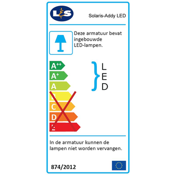 Naber Addy LED Onderbouwlamp zonder schakelaar.