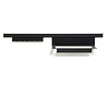 Relingsysteem keuken Mat zwart-Linero EasyLine set-3
