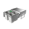 Cox Base Inbouw Afvalbak keuken-Cox® Base 360 S/600- 4 -Bio - Licht grijs