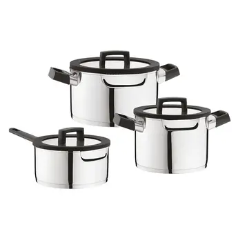 BergHOFF 6-delige kookpottenset downdraft - Essentials | Kookplaatafzuiging