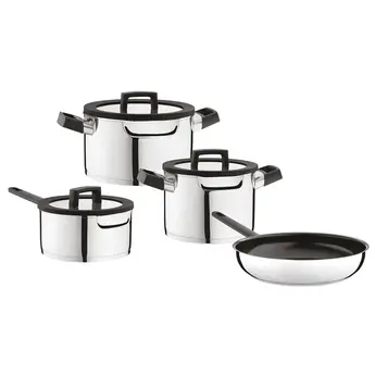 BergHOFF 7-delige kookpottenset downdraft - ESSENTIALS | Kookplaatafzuiging