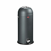 Wesco Kickmaster Maxi, Grafiet 40 liter, pedaalemmer