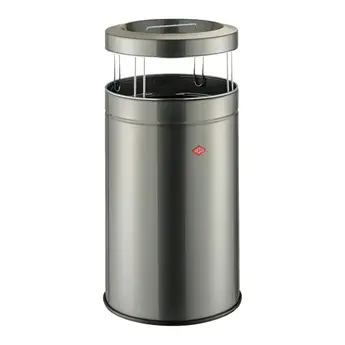Wesco Big Ash, Staande Asbak en afvalbak, Grafiet 120 liter - Hoogte: 871