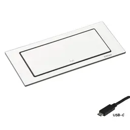 Evoline BackFlip Mat wit 2Stopcontacten USB-C lader-Penaarding