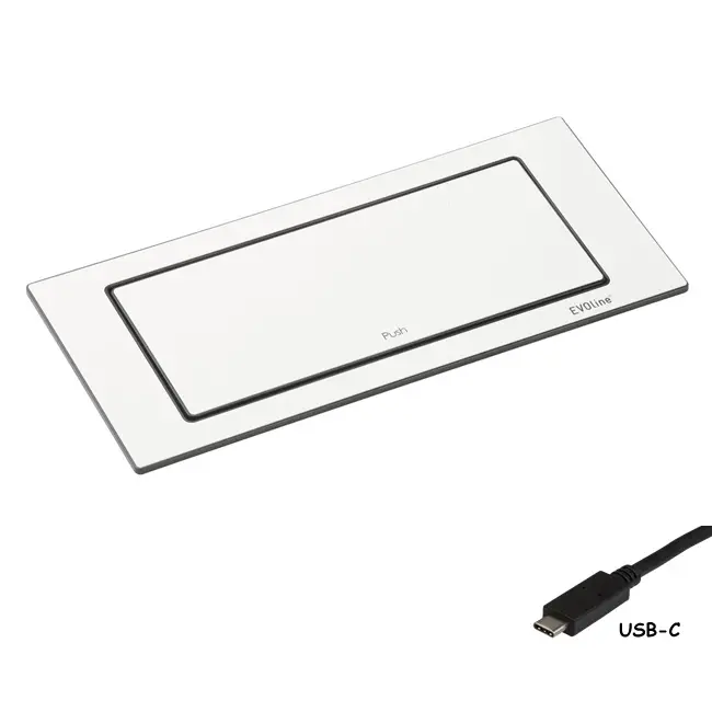 Evoline BackFlip Mat wit 2 Stopcontacten| 1 USB-C lader│ Penaarding ...