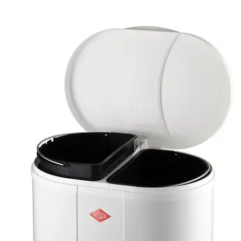 Wesco ECO-Double Bin 170, Amandel 30 liter-2 x 15 L  pedaalemmer