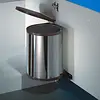 Wesco Rondo 2. Inbouw afvalemmer 13 Liter RVS