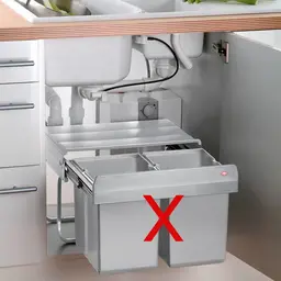 Wesco Reserve deksel, alu grijs