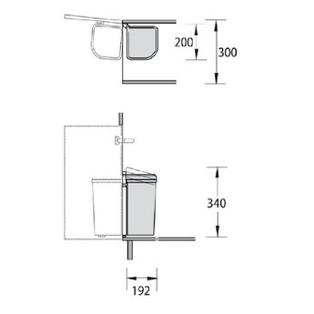 Hailo Pico - 5 liter Universele afvalemmer Hailo