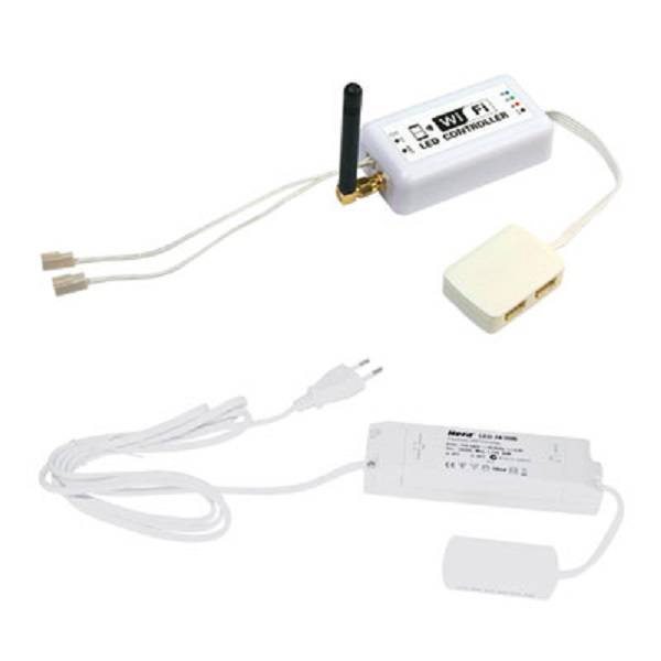 Hera 24V WIFI DYNAMIC LED TRAFO/KLEUR/DIMCONTROLLER. - IkShop