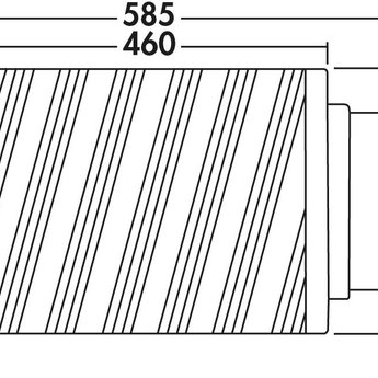 Geluiddemper 150, aluminium