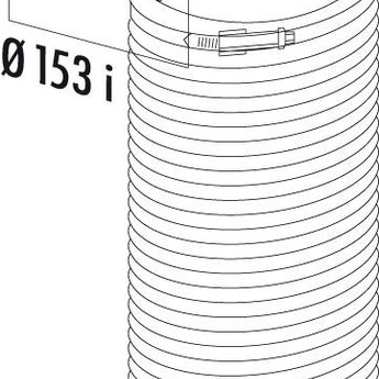 R-URX Flow Ø150 Omkeerstuk 90°