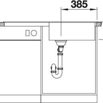 Blanco ZIA XL 6S SGR Manueel of Automatisch openen