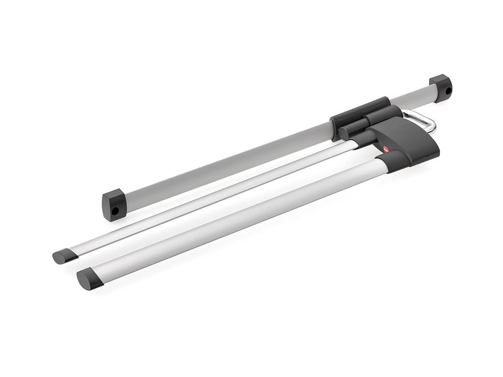 Buitenwandlamp Jandy down zwenkbaar roestvrij staalkleurig, metaal