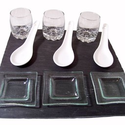 Aperitief-, tapasset leisteen (10 delig)