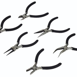 Brüder Mannesmann Zelf-openende precisie tangenset (6 dlg)