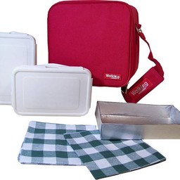 Lunchtas compleet (rood)