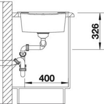 Blanco Keuken Spoelbak 8S SGR Manueel