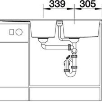 Blanco Keuken Spoelbak 8S SGR Manueel