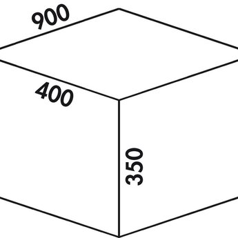 Naber Cox - Box 350 S/900-4. zonder biologisch deksel, lichtgrijs.