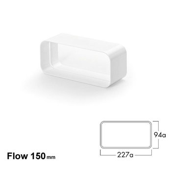 F-RVB 150 Buisverbinding, wit