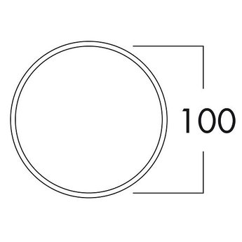 Compair Top Luchtafvoer E-Jal 100 Buitenjaloezie. RVS