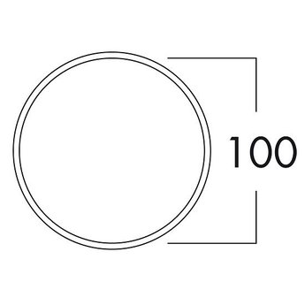 Compair Top Luchtafvoer E-Jal 100 Buitenjaloezie. RVS