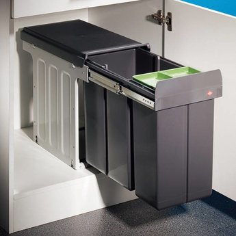 Wesco Dubbele afvalbak Bio Double 30 DT