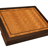 end grain cuttingboard made of hornbeam and wenge