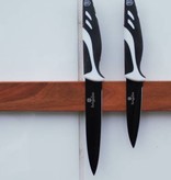 Wooden magnetic knive rack, made of the finest woods, elegant and very fucnctional.